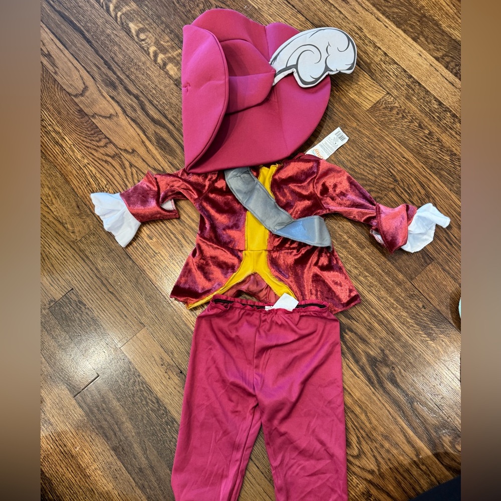 Brand new without tags Disney Store baby Captain Hook costume